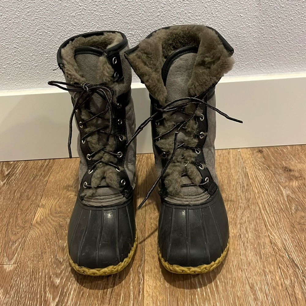 LL Bean Shearling Duck Boots